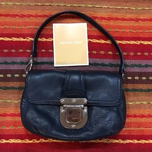 Michael Kors navy Leather small purse. Authentic